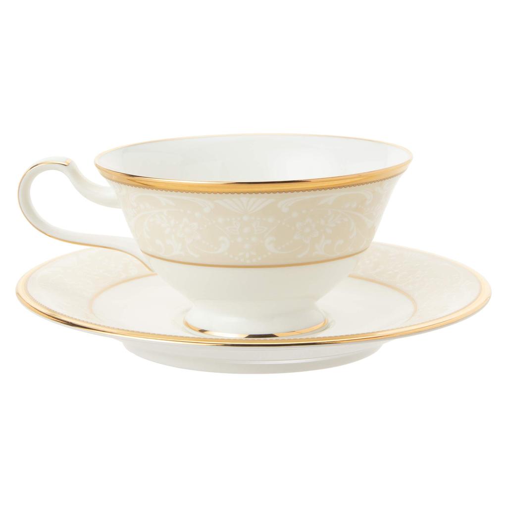 Noritake Cup Saucer 220cc White Palace Bone China & (Coffee Tea) T59587/4753