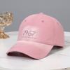 Premium spring and autumn baseball cap female embroidered letter cap showing face small fashion versatile hat couple
