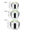 Double Layer Stainless Steel Thermal Lunch Box Anti-scalding Insulation Bowl  Picnic