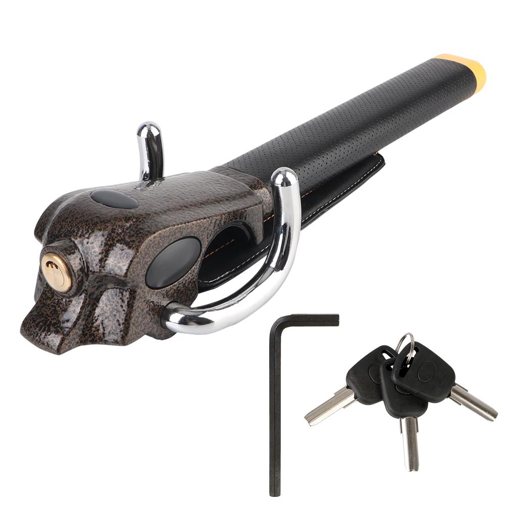 For Car RV Truck Trailer Steering Wheel Anti-Theft Lock Protection T-Locks Auto Accessories Security Locks Automobile Steering
