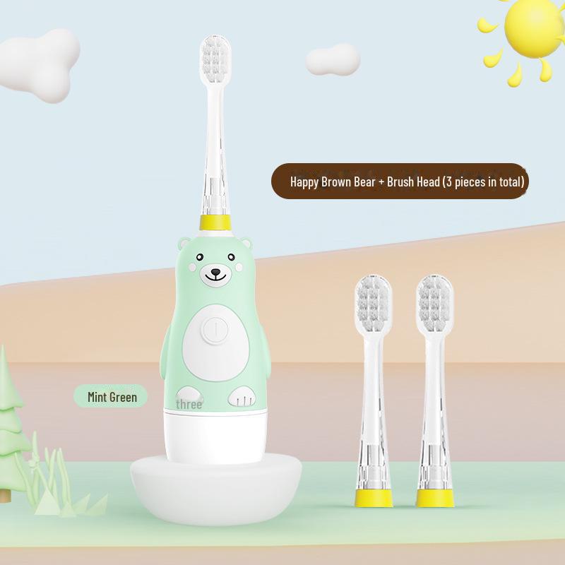 Электрическая зубная щетка Beinuo Kids' Sonic — умная, перезаряжаемая, автоматическая