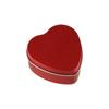 Silver/Red/Pink Heart Metal Box Empty Jewelry Box Heart-shaped Containers  for Candle