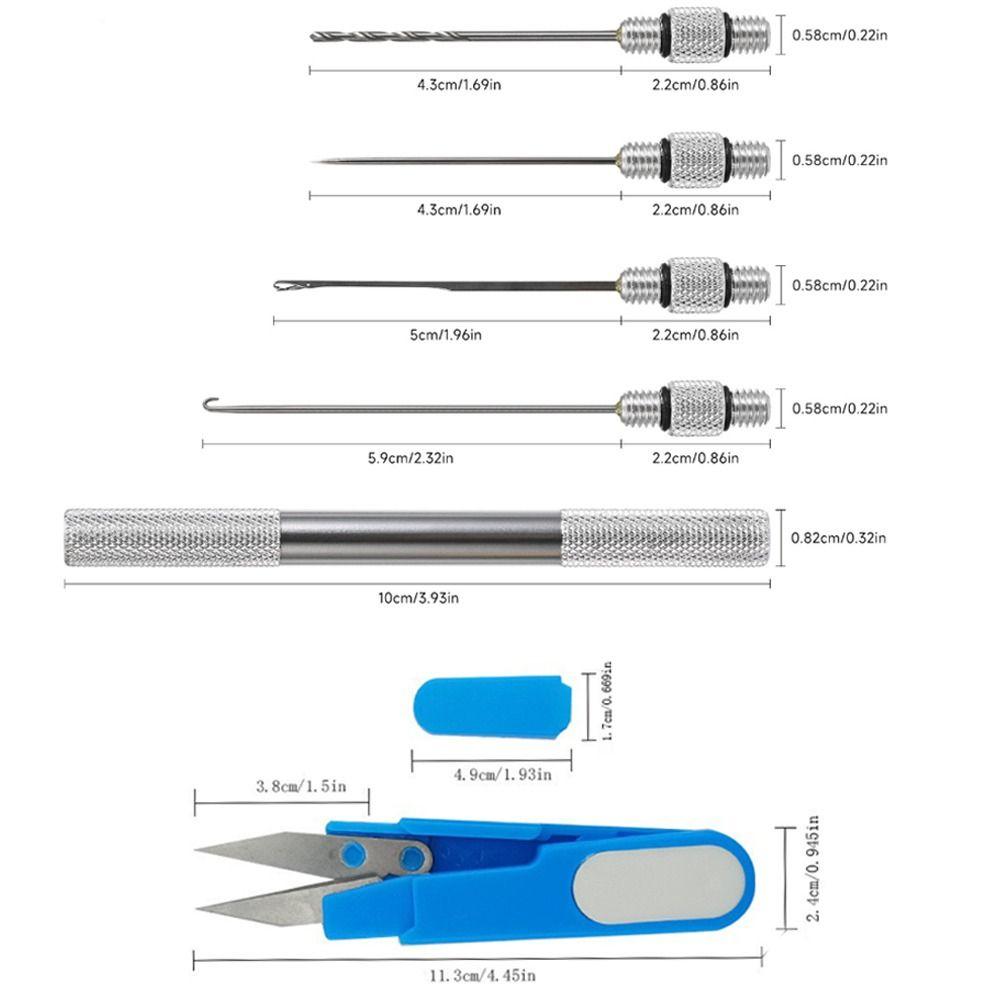 Secure Grip Fishing Bait Needle Lightweight Bait Drill Stringer Bait Needle Kit  Carp Fishing