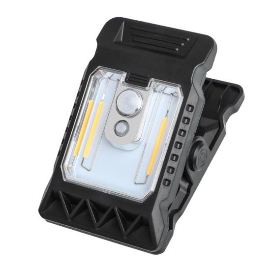 Solar Motion Sensor Wall Light Energy-Saving Rechargeable Solar Lamp Waterproof Clip-On Outdoor Lamp for Garden Patio Pathway