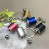 5 Colors Keyring Turbo Keychains Gear Head Key Chain Wave Box