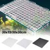 Прочная разделительная пластина для аквариума 30x15/30x30 см, съемная, соединяемая, пористая решетчатая пластина-разделитель, пластина для донного фильтра для аквариума