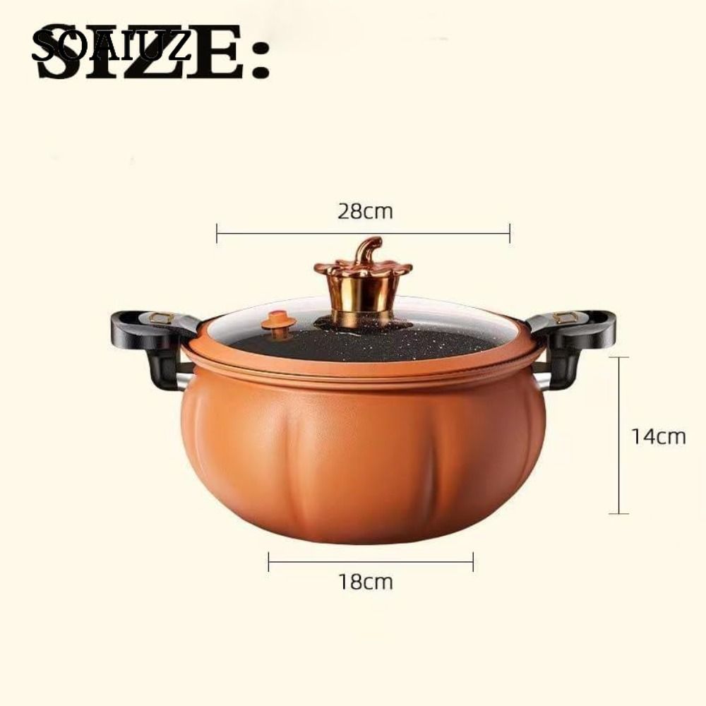 8л стеклянная тыква микро-горшок под давлением газовая плита большой емкости универсальная сковорода с антипригарным покрытием кухонная сковорода