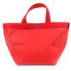 Herve Chapelier Tote Bag Red Coated Canvas Women 707Gold Plated Used