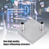 40x40mm Aluminum Block Nozzle Upward CPU Radiator Durable Water Cooling Block  PC Computer