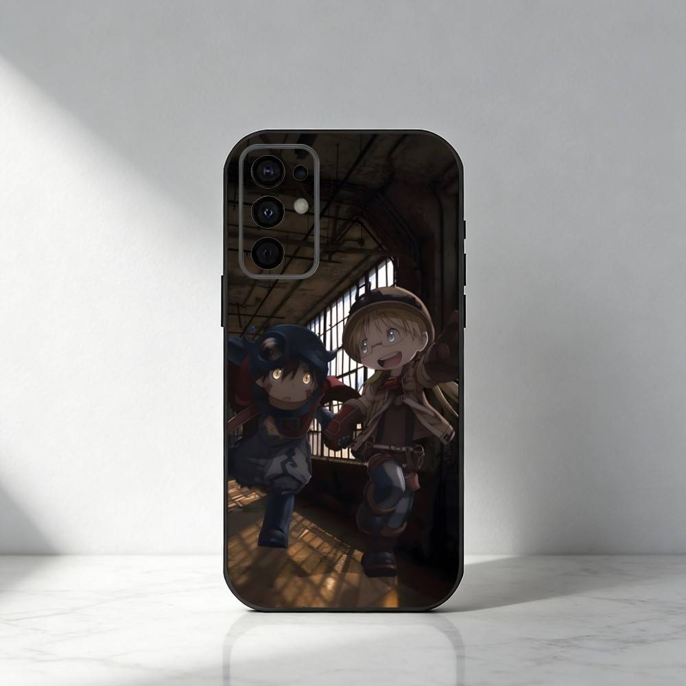 Чехол для телефона R-Riko Anime Reg Сделано в A-Abyss Для Samsung S25,S24,S21,S22,S23,S20,Ultra,S26,Plus,Fe,Note,5G Черный Чехол
