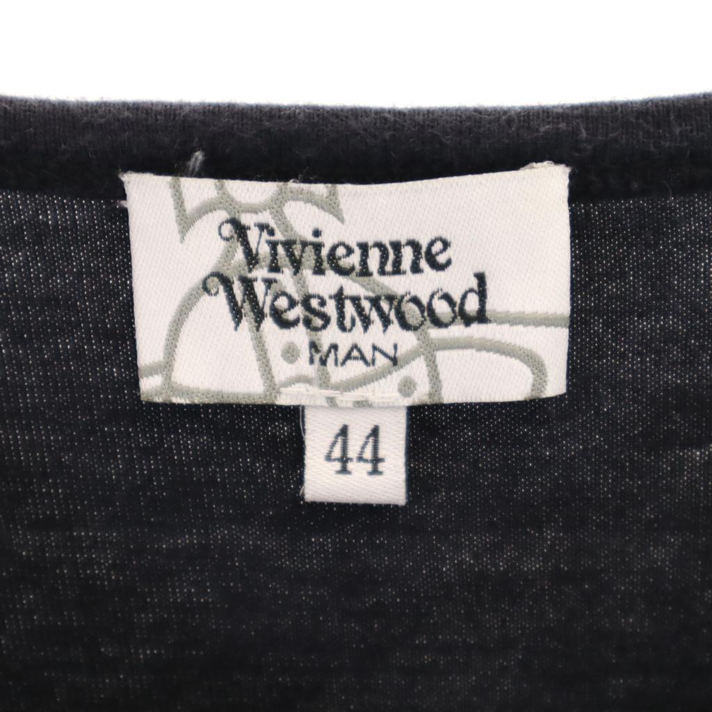 Vivienne WestwoodMAN Сделано в Японии WESTWOOD Футболка с коротким рукавом 44 черный Мужская Б/У