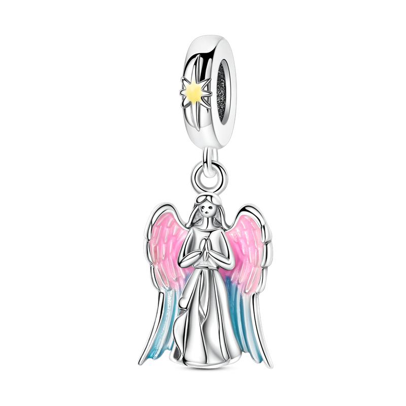 copper Colorful Charm Bead Charms Bead Sparkling Inlaid Zirconium Pendants Compatible With Authentic Accessories Bracelets Jewellery Gift