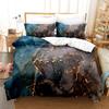3D Luxury Marble Bedding Set Printed Duvet Cover Set Pillowcases Romantic Soft Single Double King Size for Adult Birthday Gift