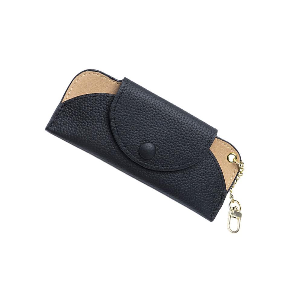 Casual Portable Glasses Case Soft Storage Bag Eyewear Holder PU Leather Glasses Protective Cover Unisex