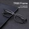Титановые Очки для Чтения TR90 С Защитой от Синего Света Полная Оправа Компьютерные Очки Диоптрии от +1.0 до +4.0 для Мужчин Женщин
