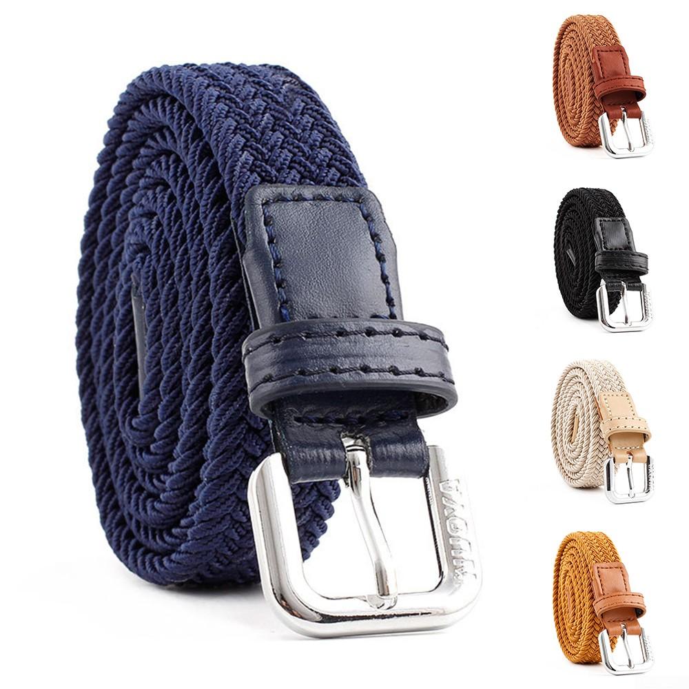 High Quality Children's Braided Webbing Elastic Belt Ideal for Boys and Girls