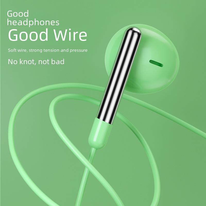 In-Ear Wired Earphones with Mic, 3.5mm, Compatible with Vivo, Huawei, Oppo, Apple