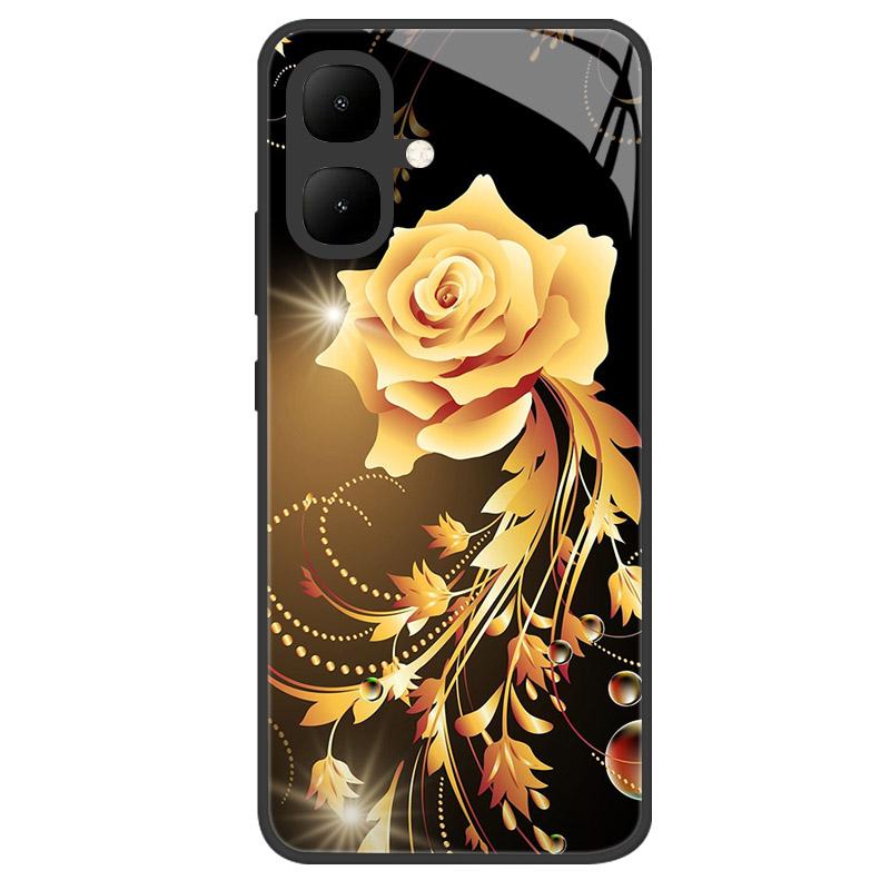 Чехол для Infinix Smart 10 Новый Роскошный Закаленное Стекло Защитный Чехол для Телефона Для Infinix Smart10 X6725 Корпус Полное Покрытие Coque