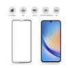 MOCOLO Для Samsung Galaxy A34 5G HD Прозрачное Закаленное Стекло Шелкография Полный Клей Защитное Стекло на Весь Экран