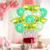 1 Set Lovely Watermelon/Strawberry/Orange/Pineapple Fruit Balloons Set DIY Party Scene Layout Aluminum Film Balloon Kids Inflatable Toy Fruit