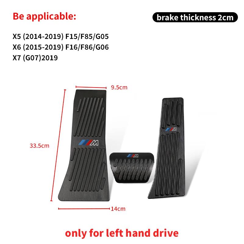 Car Sticker 2025 Hot 2Pcs Car Logo Door Pedal Cover Alloy Door Pedal Cap Accessories For BMW E46 E90 E60 F30 F10 E39 E36 F20 E87