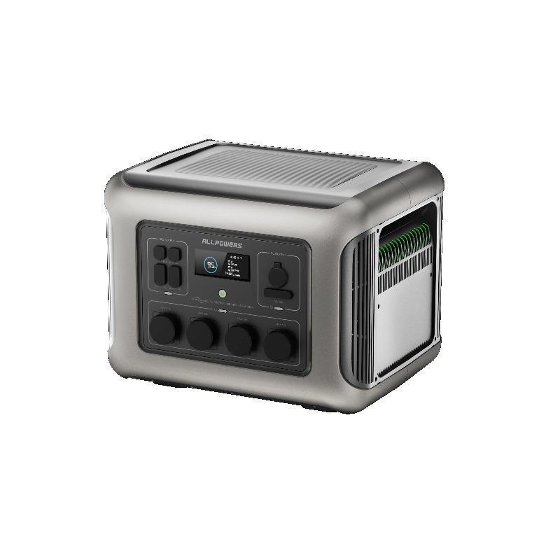 ALLPOWERS R2500 Portable Power Station 1920Wh Expandable to 20kWh LiFePO4 Battery 2500W Solar Generator for Emergency Household