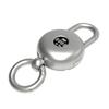 3-In-1 Scale Watch Keychain Portable Outdoor Camping Hiking Multifunction Mini Electric Digital Weighting Scale Metal Key Ring Holder
