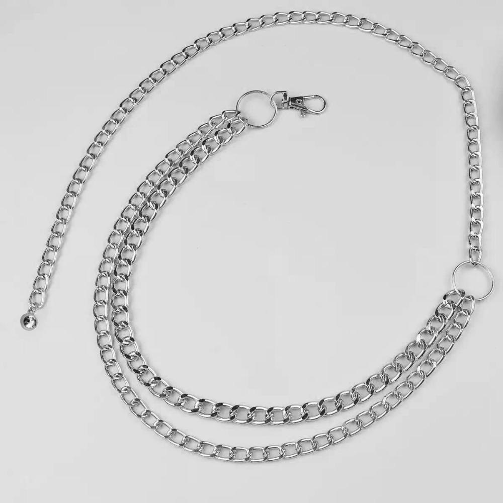 Adjustable Body Link Belts Multilayer Decorative Belt Waistband Waist Chain Belt  for Jeans Dress