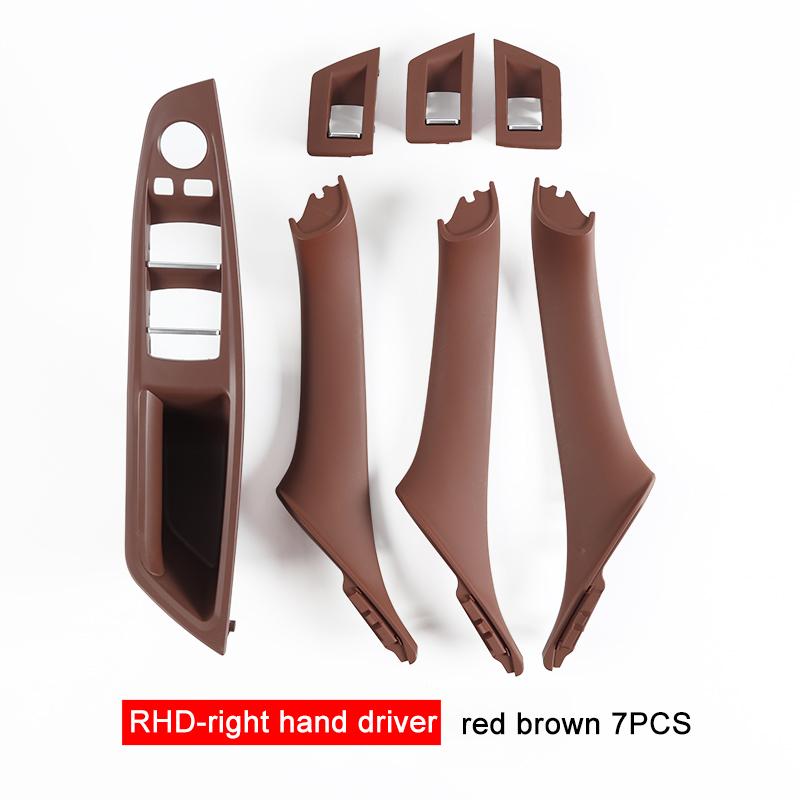 Left Right Hand Drive 7PCS For BMW 5 series F10 F11 520i 523i 525i Car Interior Replacement Inner Door Handle Panel Pull Trim