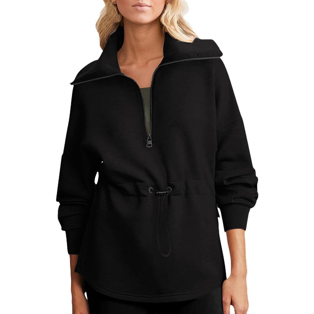 Женские повседневные толстовки на молнии, модные, с длинным рукавом, текстурированные топы, куртки