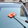 Car Window Cleaning Brush with Removable Microfiber Pad for Car Windshield  Home Office Cleaning