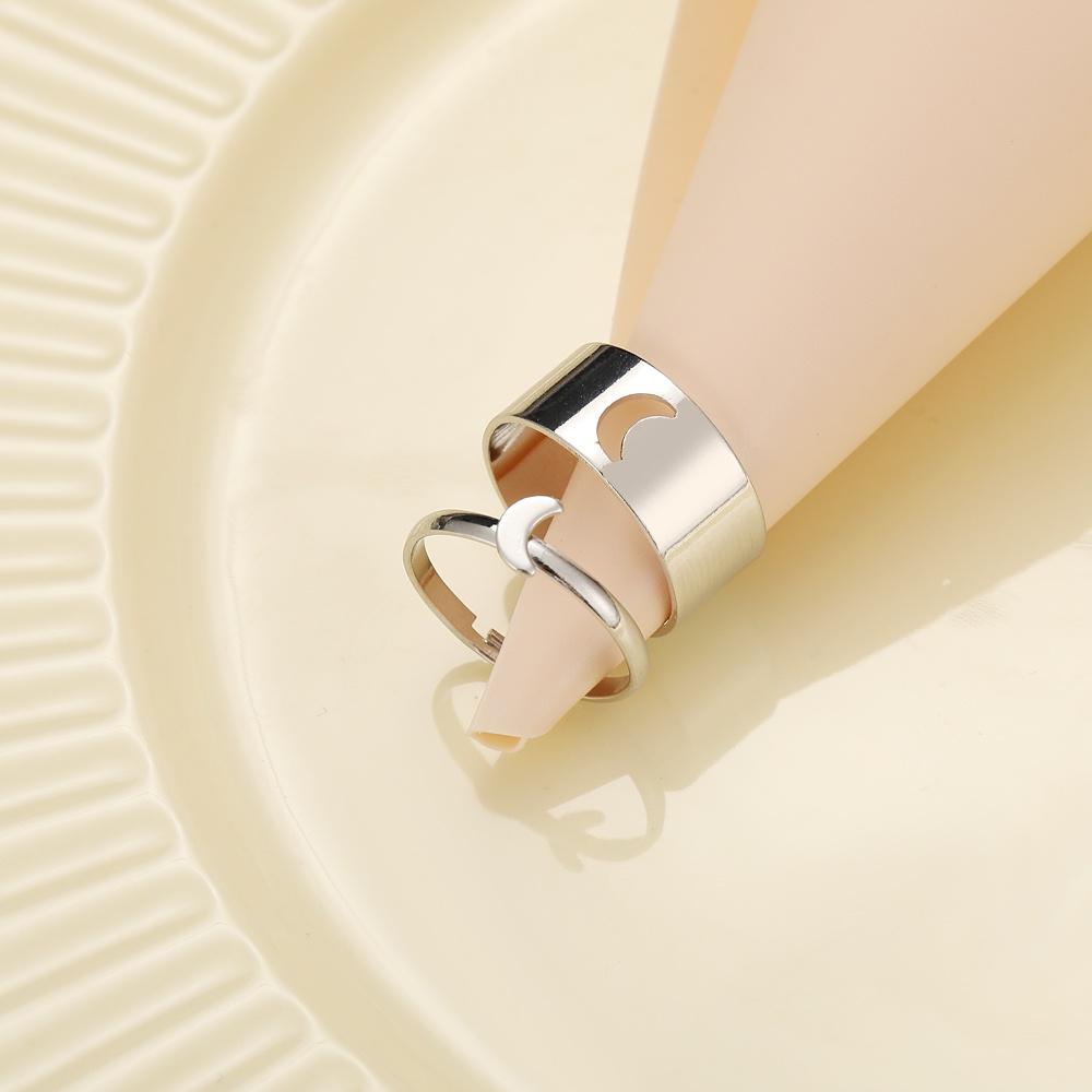 iF ME Модный комплект колец с бабочкой и сердцем, элегантные золотые, серебряные кольца для пар, аксессуары, ювелирные изделия