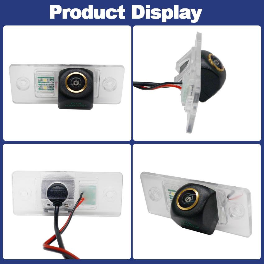 CCD HD Fisheye объектив камера заднего вида для Volkswagen Touareg 7L 2002 2003 2004 2005 2006 2007 2008 2009 2010 Автомобильный монитор заднего хода