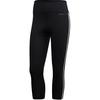 W D2M 3S 34 Tig Training Sports Knitted Tight Брюки женские низ черный DU2043