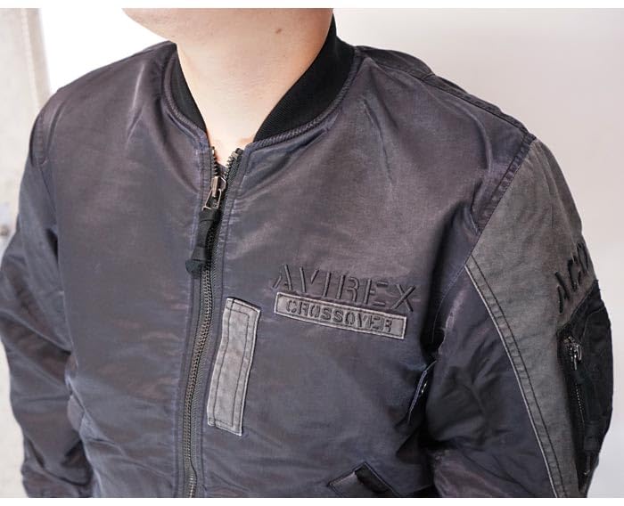 CROSSOVER FADED CUSTOM Выцветший Кастом XL 310 Оливковый [Avirex] MA-1 MA-1 Мужской 783-4252031