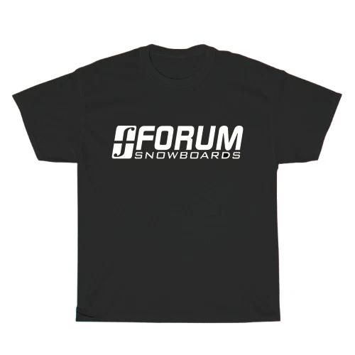 Новая унисекс футболка FORUM SNOWBOARD LOGO, смешная, размеры от S до 5XL
