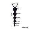 Heart-Shaped Silicone Beads for Men and Women Sex Product Sex Product GAY Couple Anal Masturbation Device Adult Sex Product