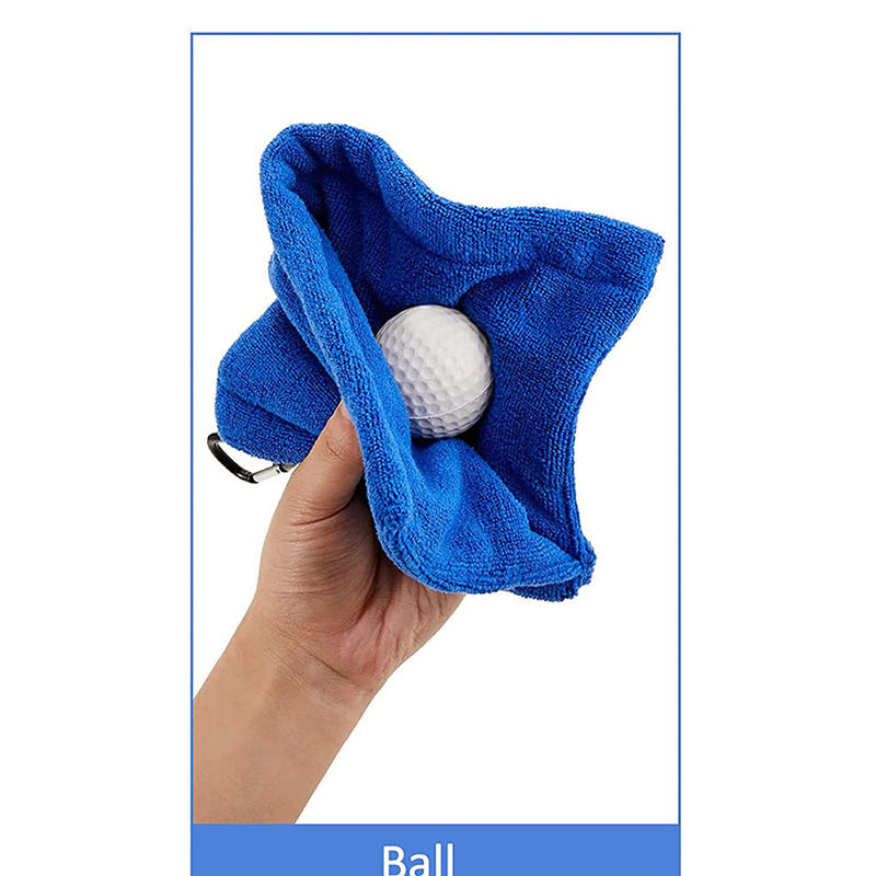 Креативное маленькое полотенце для гольфа с зажимами, портативное маленькое карманное полотенце для гольфа, аксессуары для чистки