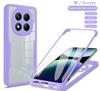 Чехол-бампер 360° для Redmi Note 14 Pro Plus + Чехол для Redmi Note 14 4G 5G A3 14C Защита экрана Чехол для телефона