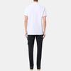 STONE ISLAND Мужская рубашка поло с коротким рукавом и логотипом, белая K1S1522000-2RS0039-V0001