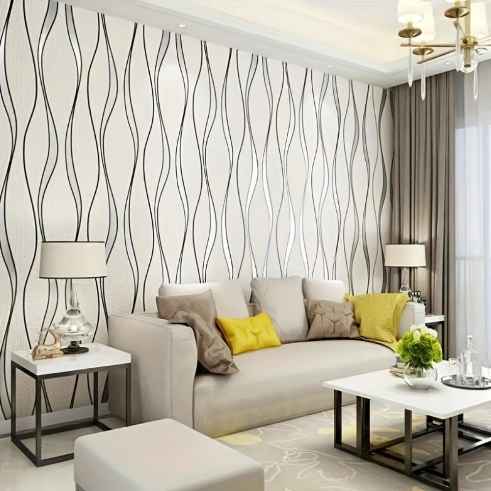 Self Adhesive PVC Wallpaper WaterProof Wall Paper New Peel and Stick Sticker Wall Decoration