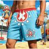 2026 ONE PIECE Тони Тони Чоппер Мужские Шорты для Тренировок Летние Быстросохнущие Удобные Легкие Пляжные Шорты Дышащие