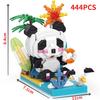 Panda Bracket Building Blocks Toys for Boys Girls Diamond Bricks Creative Construction Blocks Toys