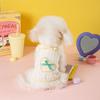New Spring and Summer Dog Clothes Love Bow Suspender Teddy Than Bear Small and Medium Dog Summer Pet Clothes