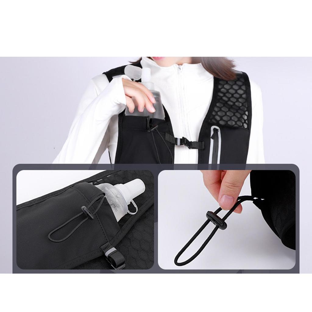 Гидратационный жилет, водный рюкзак для мужчин и женщин, с держателем для телефона, вместимость 2 л