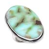 Natural Chrysoprase Gemstone 925 Sterling Silver Jewelry Ring Size 8 A4g17