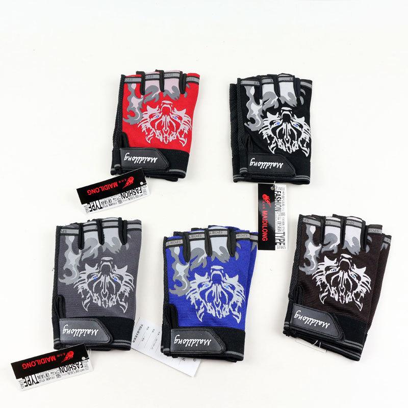 Перчатки для еды курицы (половинка пальца) Наружное использование Фитнес-активности Голова волка PlayerUnknown's Battlegrounds Защита от солнца Высокое качество Практичные Для повседневного использования