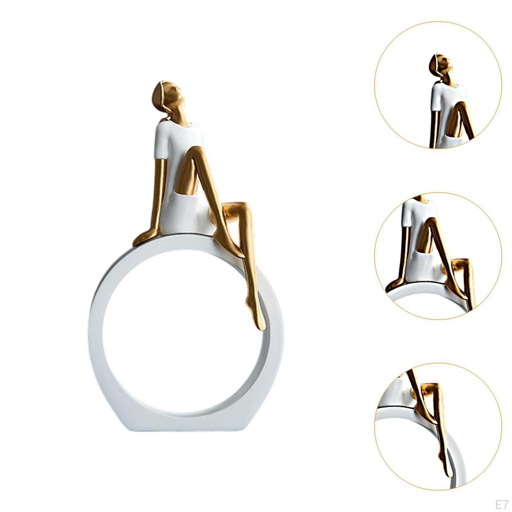 Фигурка девушки Статуэтка женщины Спальня Гостиная Декоративный шкаф Стол Элегантный Креативный фермерский дом