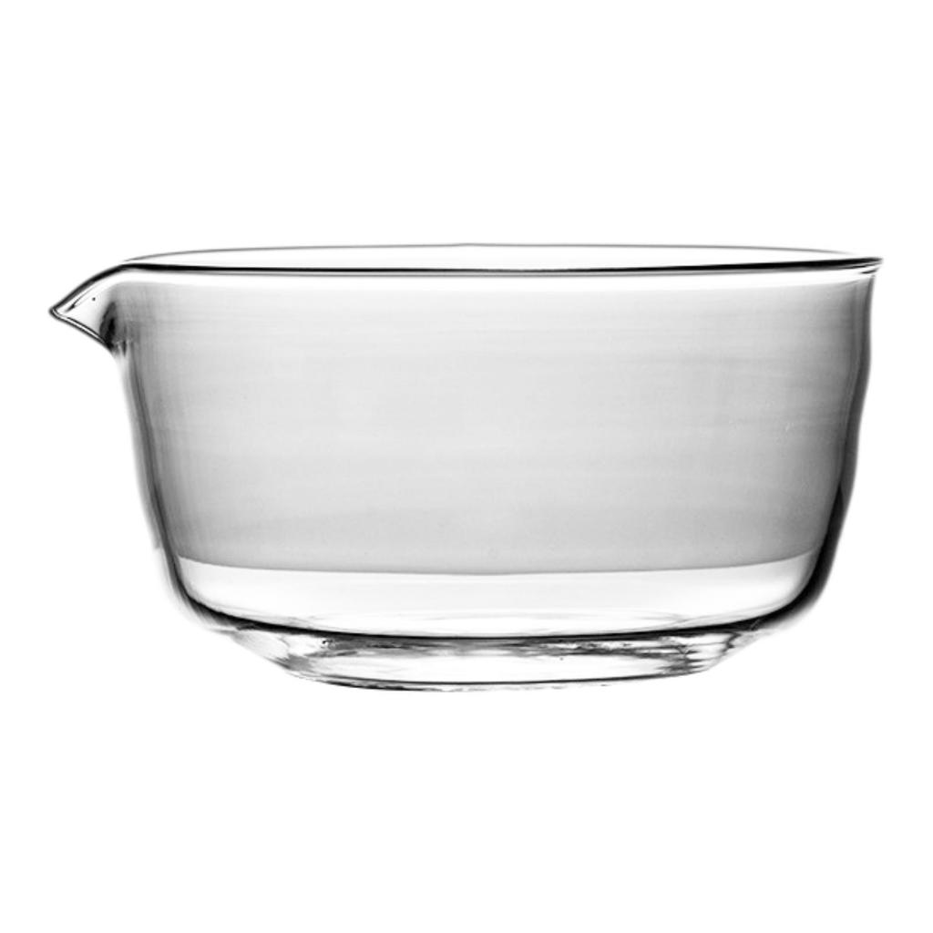 Стеклянная чаша ручной работы для чайной церемонии матча, прозрачная чаван для зеленого чая