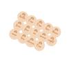 14 Pcs Milestone Cards Round Wooden for Monthly Recording Disc Door Hanger
